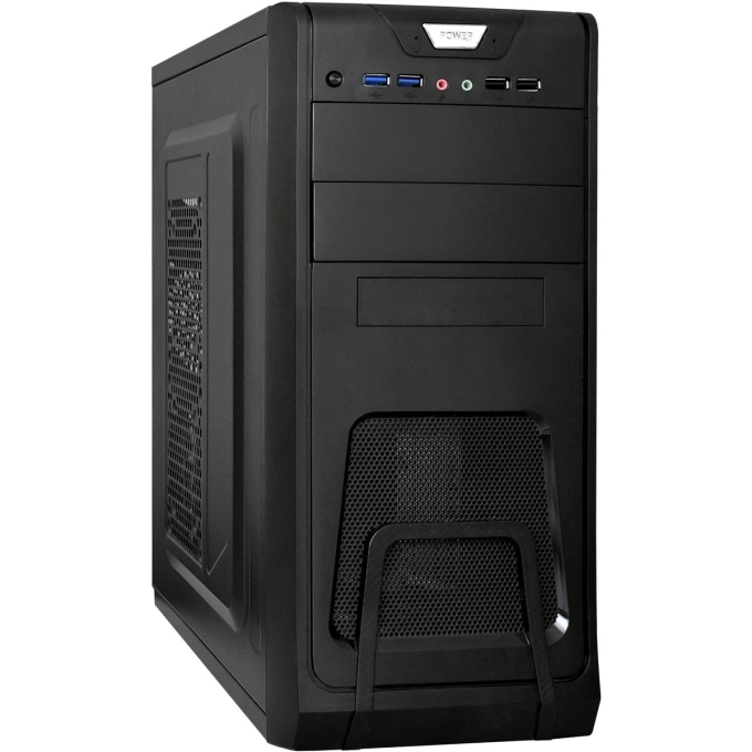 Корпус EXEGATE MIDITOWER CP-603-UNS400 (ATX, БП UNS400 с вент. 12см, 2*USB, аудио, черный) <EX299159RUS>